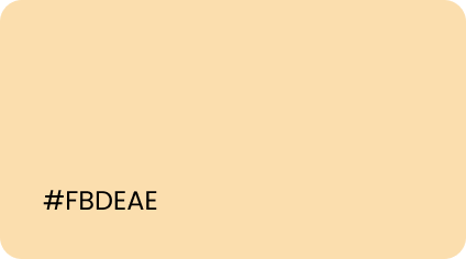 #fbdeae